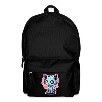 Illustration de chat mignon - Sac à dos - noir - Devant