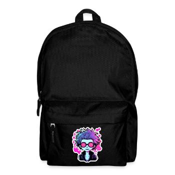 Cute zombie illustration - Backpack - black - Front