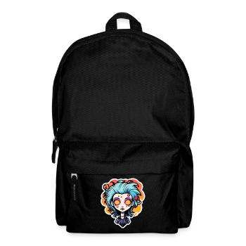 Cute zombie illustration - Backpack - black - Front