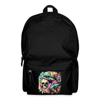 Snake Skull - Backpack - black - Front