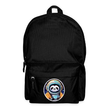 Faultier Astronaut Illustration - Rucksack - Schwarz - Vorne