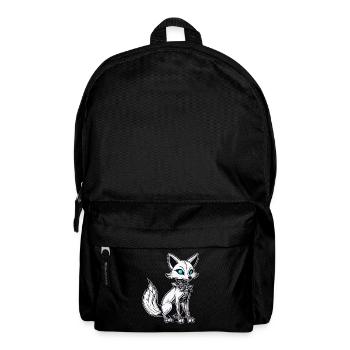 Illustration de squelette de renard - Sac à dos - noir - Devant