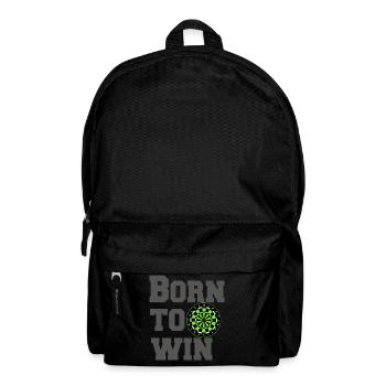 Darts, Darts, Darts, Shirt Born to win (25) - Backpack - black - Front