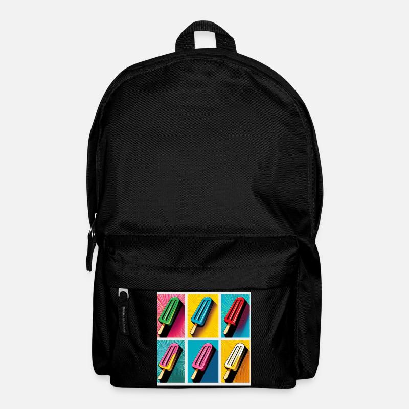 Eis am Stil Popsicle Pop Art II - Rucksack - Schwarz