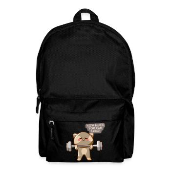 Motivation de l’entraînement Cat Brave - Sac à dos - noir - Devant
