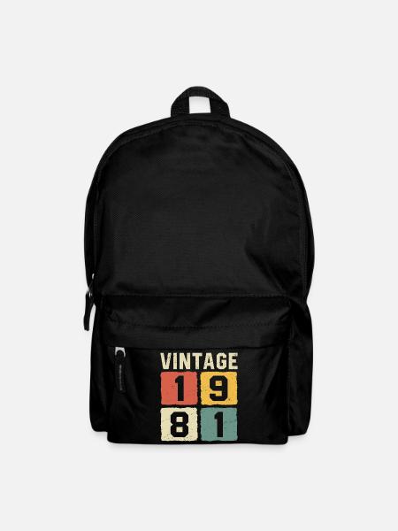 Vintage 1981 Geboren 1981 - Rucksack - Schwarz