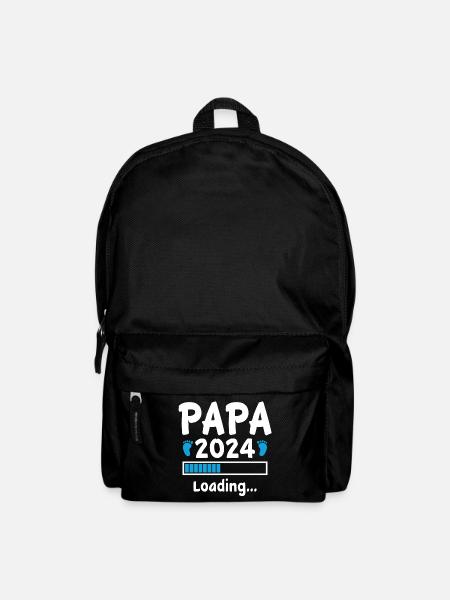 Cadeau de papa pour futur papa 2024 Chargement - Sac à dos - noir