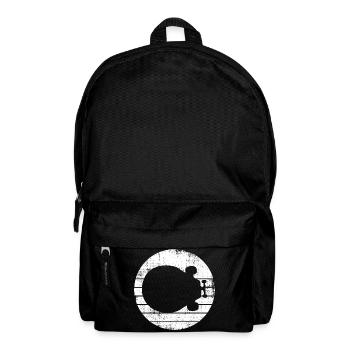 Skateboard Drawing - Backpack - black - Front