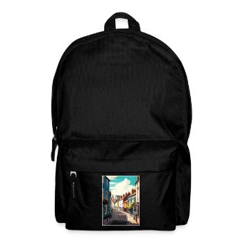 Frome Angleterre Vintage voyage affiche WPA Souvenir - Sac à dos - noir - Devant
