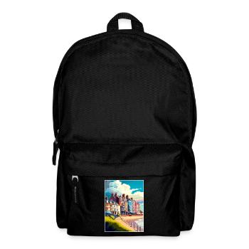 Cromer England Vintage Reiseposter WPA Souvenir - Rucksack - Schwarz - Vorne