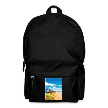 Blyth England Vintage Reiseposter WPA Souvenir - Rucksack - Schwarz - Vorne