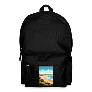 Woolacombe Devon Vintage voyage affiche Souvenir - Sac à dos - noir - Devant