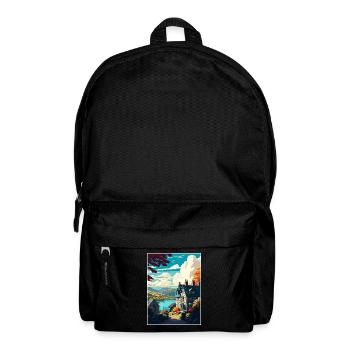Ambleside England Vintage Reiseposter Souvenir - Rucksack - Schwarz - Vorne