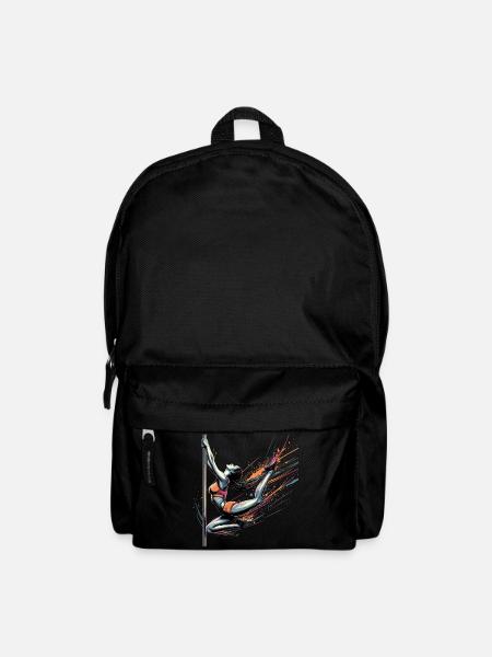 Pole dance dynamique couleurs cadeau - Sac à dos - noir