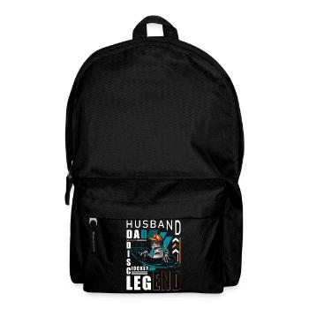 Musik Techno Feiern Bass - Rucksack - Schwarz - Vorne