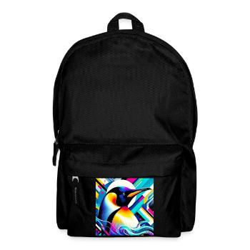 Pinguin - Rucksack - Schwarz - Vorne