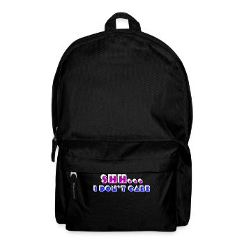 La déclaration de détente n’a pas d’importance, je m’en fiche - Sac à dos - noir - Devant