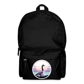 Beautiful Canadian Goose Sunset - Backpack - black - Front