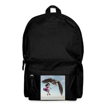 Schwingen am Himmel. - Rucksack - Schwarz - Vorne