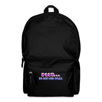 I don't care about statement attitude relax - Backpack - black - Front