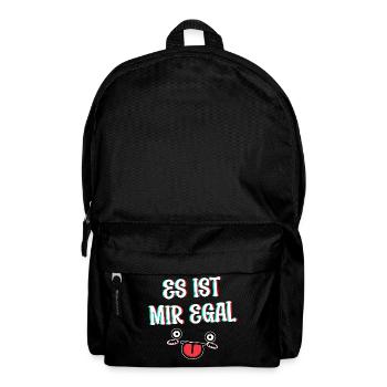I don't care Cool Saying Attitude Relax Chill - Backpack - black - Front