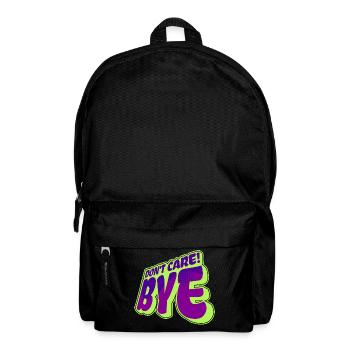 Cool saying: Doesn't matter, attitude, chill doesn't matter to me - Backpack - black - Front