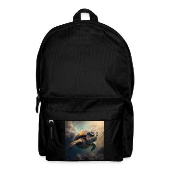 Flying Turtle - Backpack - black - Front
