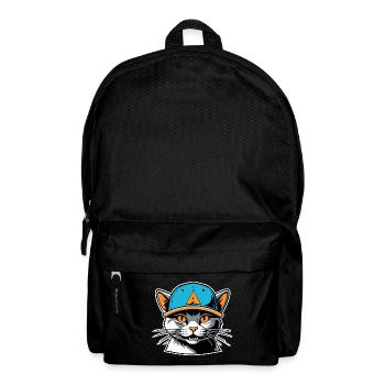 Chat dans un chapeau - Sac à dos - noir - Devant