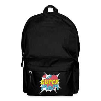 Muttertag supermom Super Mom beste Mutter Comic - Rucksack - Schwarz - Vorne