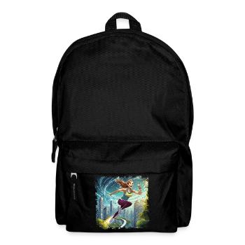 Sporty Woman | running women - Backpack - black - Front