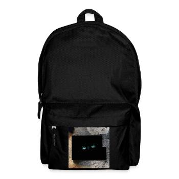 Regard Nocturne Énigme des Yeux Émeraude - Sac à dos - noir - Devant