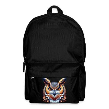 Hibou - Sac à dos - noir - Devant