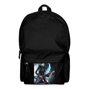 Metaller an der Gitarre - Rucksack - Schwarz - Vorne