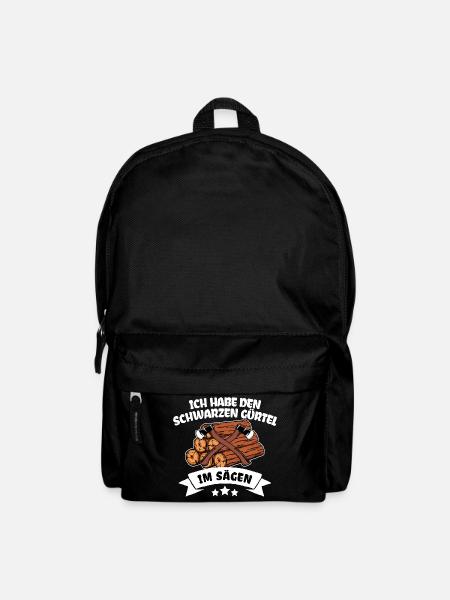 Holzfäller Statement Holz Forst Holzarbeit Axt - Rucksack - Schwarz