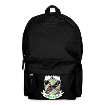 Hache de travail du bois disant scie Forester bûcheron - Sac à dos - noir - Devant