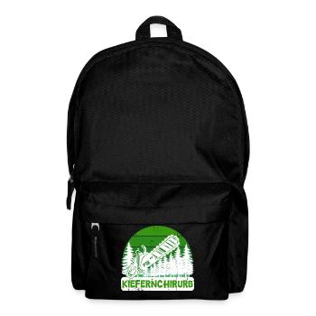 Lumberjack Tree Chainsaw Statement Woodwork - Backpack - black - Front