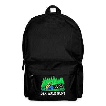 Lumberjack Chainsaw Tree Statement Lumberjack - Backpack - black - Front