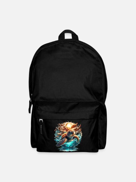 Schildkröten Welt Wunder Schildkröte Geschenk - Rucksack - Schwarz