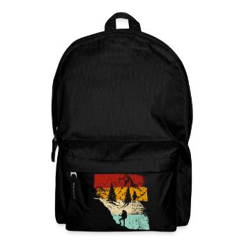 Sunset Forest Trek Retro - Backpack - black - Front