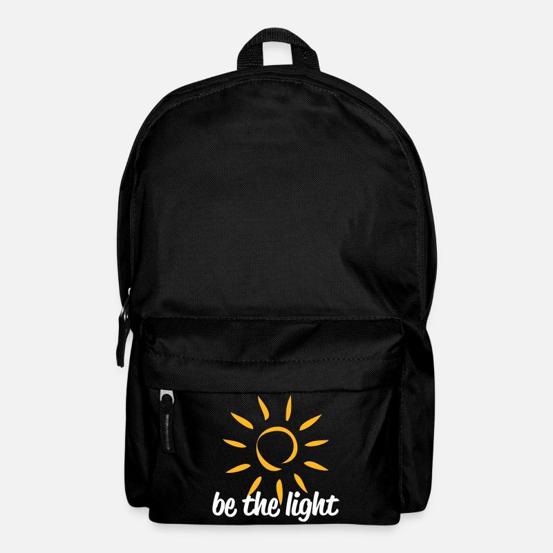 be the light - Rucksack - Schwarz