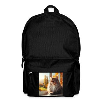 Maine Coon - Le roi des chats - Sac à dos - noir - Devant