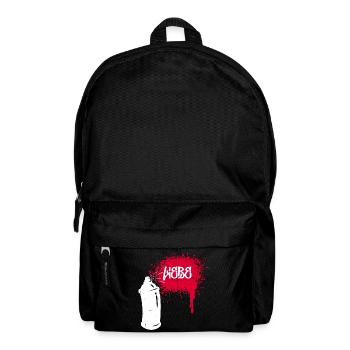 Street Art Sprayer Graffiti Spray Can Drawing - Backpack - black - Front