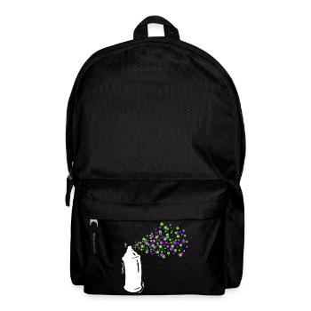 Graffiti Sprayer Spray Can Art Street Art - Backpack - black - Front