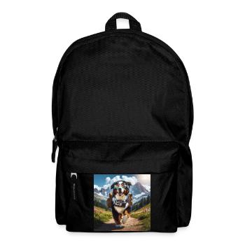 Berner Sennenhund - Rucksack - Schwarz - Vorne