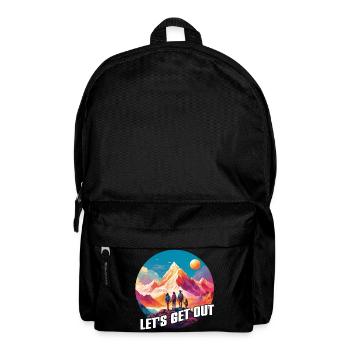 Let's get out into nature with the family - Backpack - black - Front