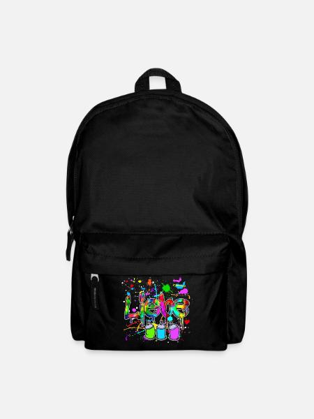 Spraydose Strassenkunst Wildstyle Graffite Sprayer - Rucksack - Schwarz