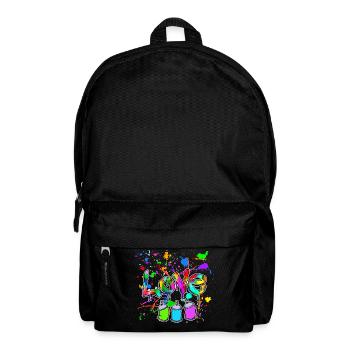 Wildstyle Graffiti Spray Can Sprayer Street Art - Backpack - black - Front