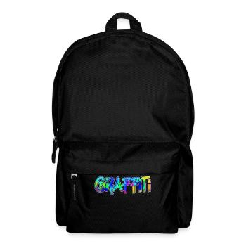 Graffiti Street Art Illustration Art Spray Can - Backpack - black - Front