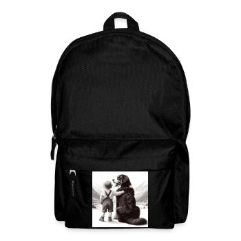 Berner Sennenhund - Rucksack - Schwarz - Vorne