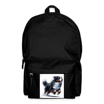 Berner Sennenhund - Rucksack - Schwarz - Vorne